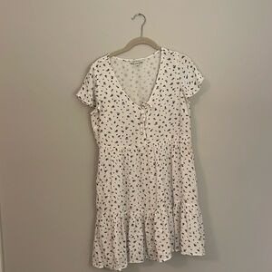 American Eagle Outfitters White Floral Mini Dress